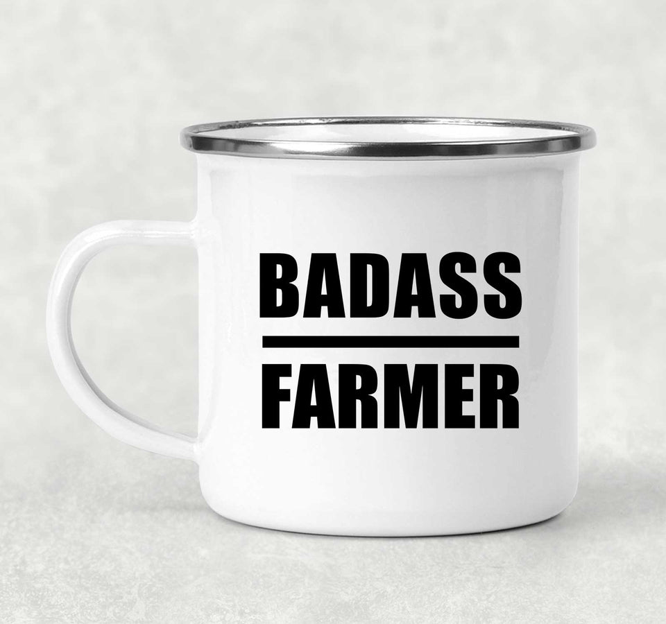 Badass Farmer - 12oz Camping Mug