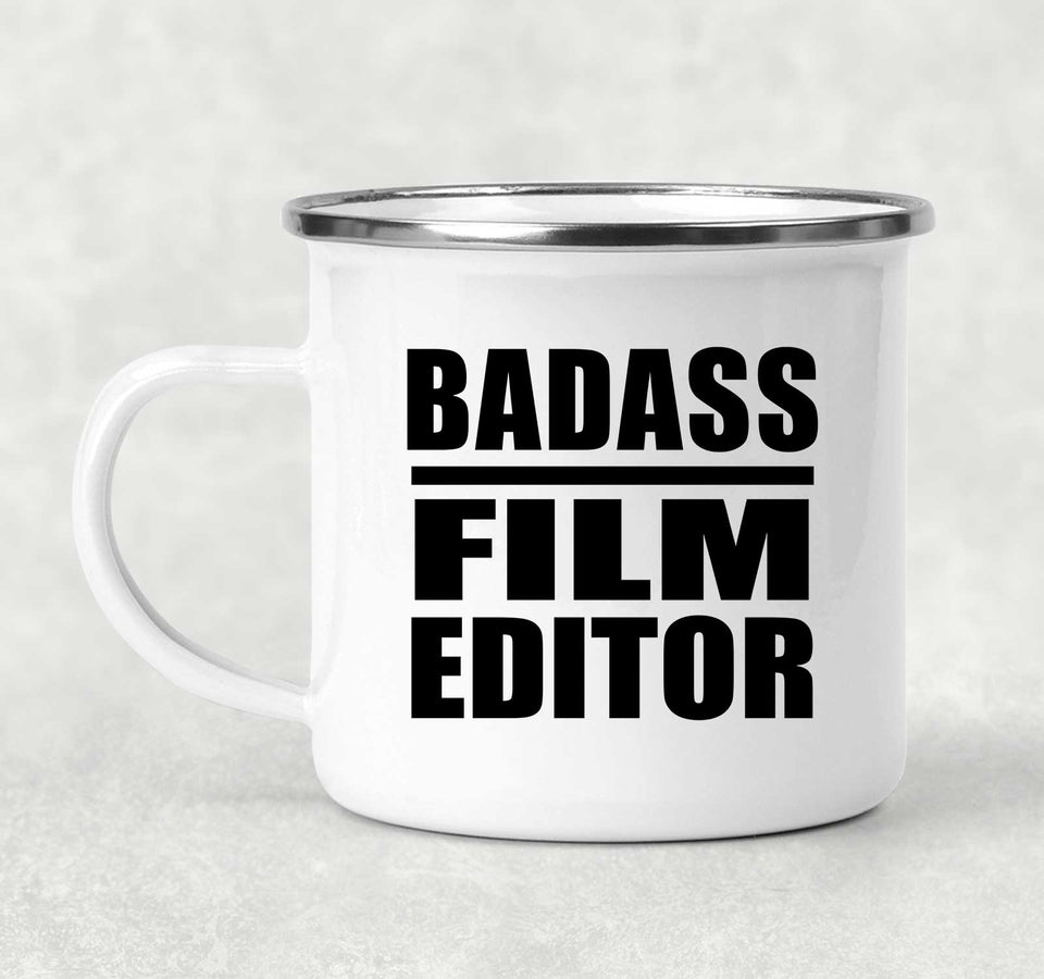 Badass Film Editor - 12oz Camping Mug