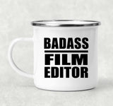 Badass Film Editor - 12oz Camping Mug