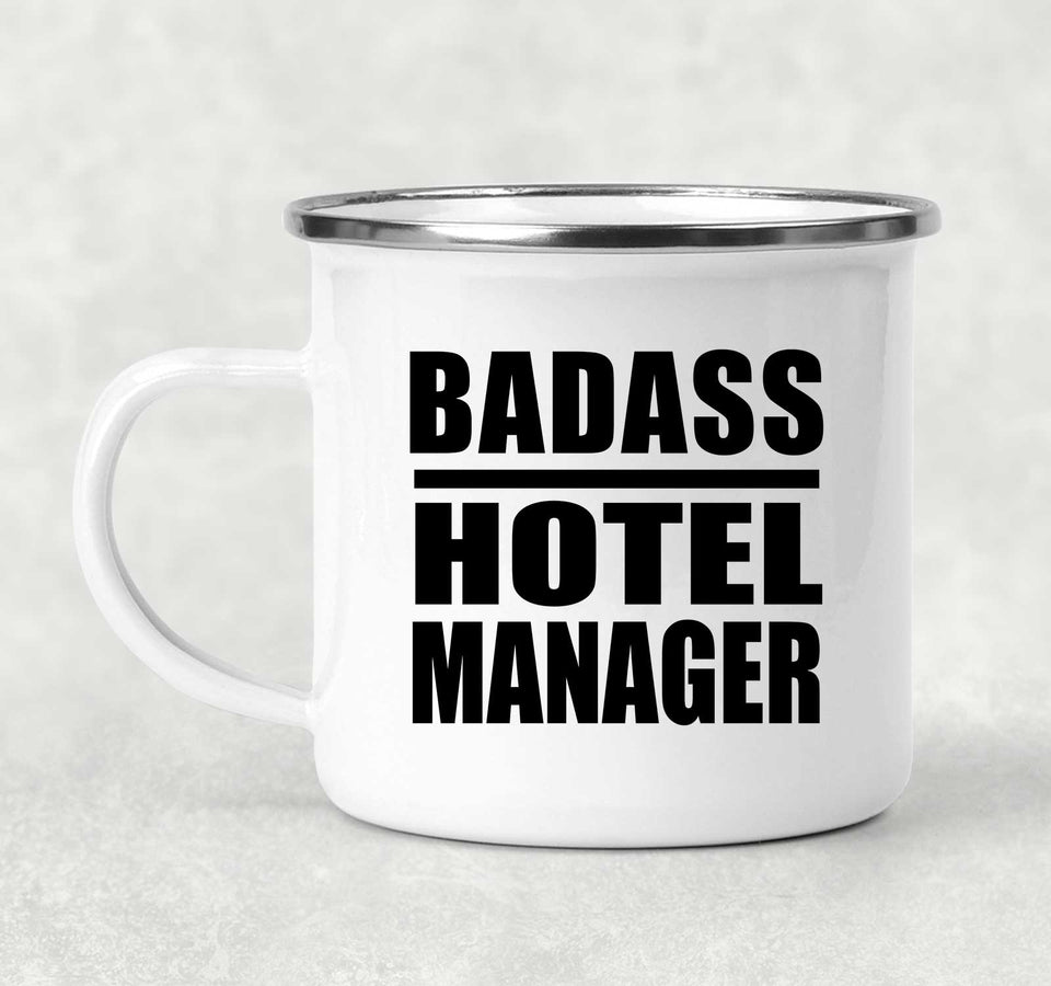 Badass Hotel Manager - 12oz Camping Mug
