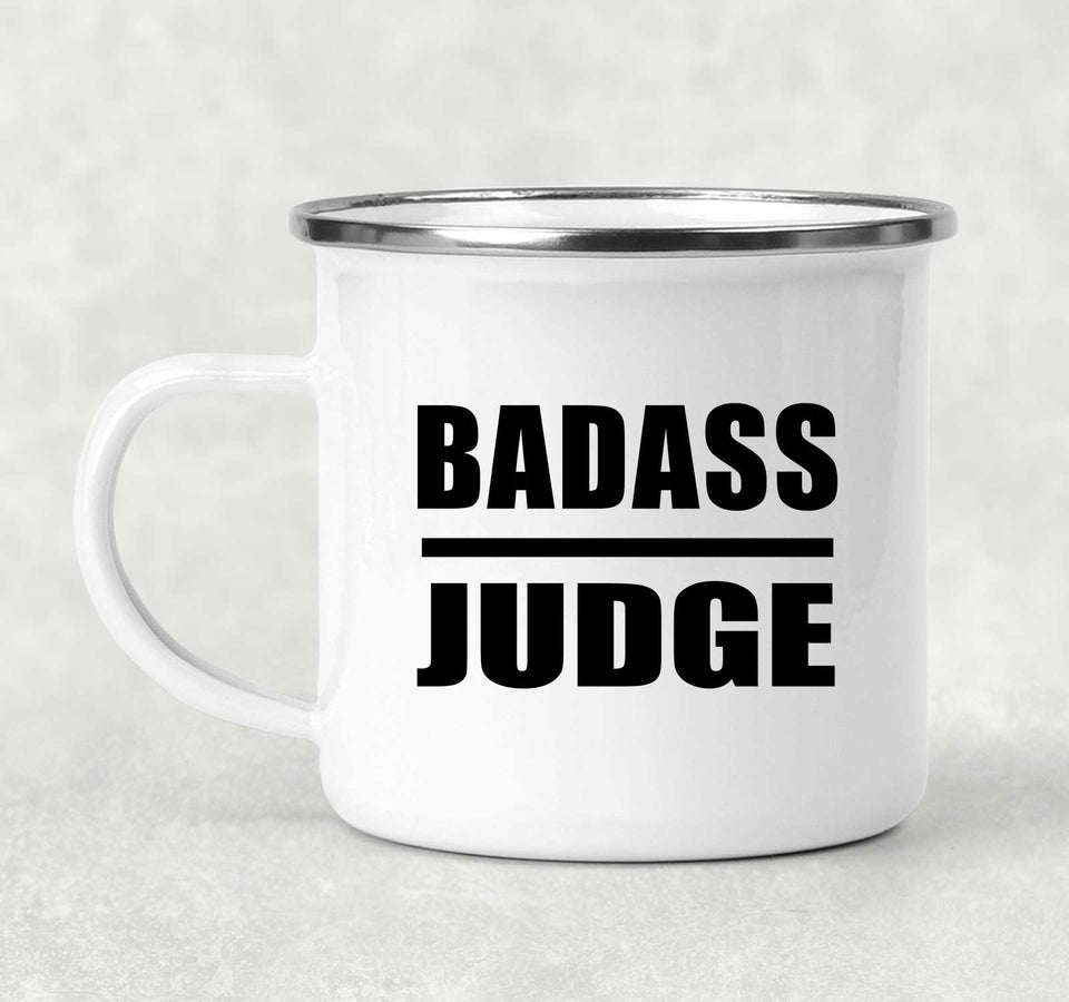 Badass Judge - 12oz Camping Mug