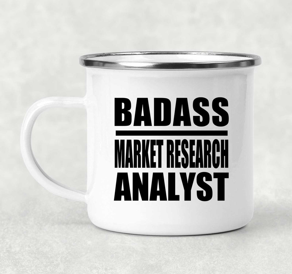 Badass Market Research Analyst - 12oz Camping Mug