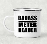 Badass Meter Reader - 12oz Camping Mug