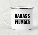 Badass Plumber - 12oz Camping Mug