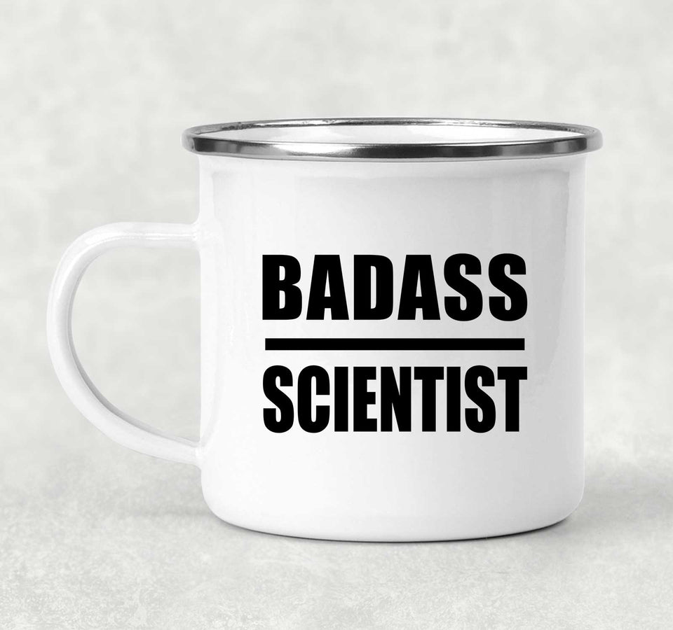 Badass Scientist - 12oz Camping Mug