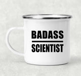 Badass Scientist - 12oz Camping Mug