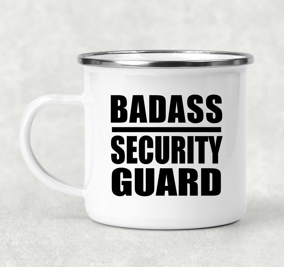 Badass Security Guard - 12oz Camping Mug