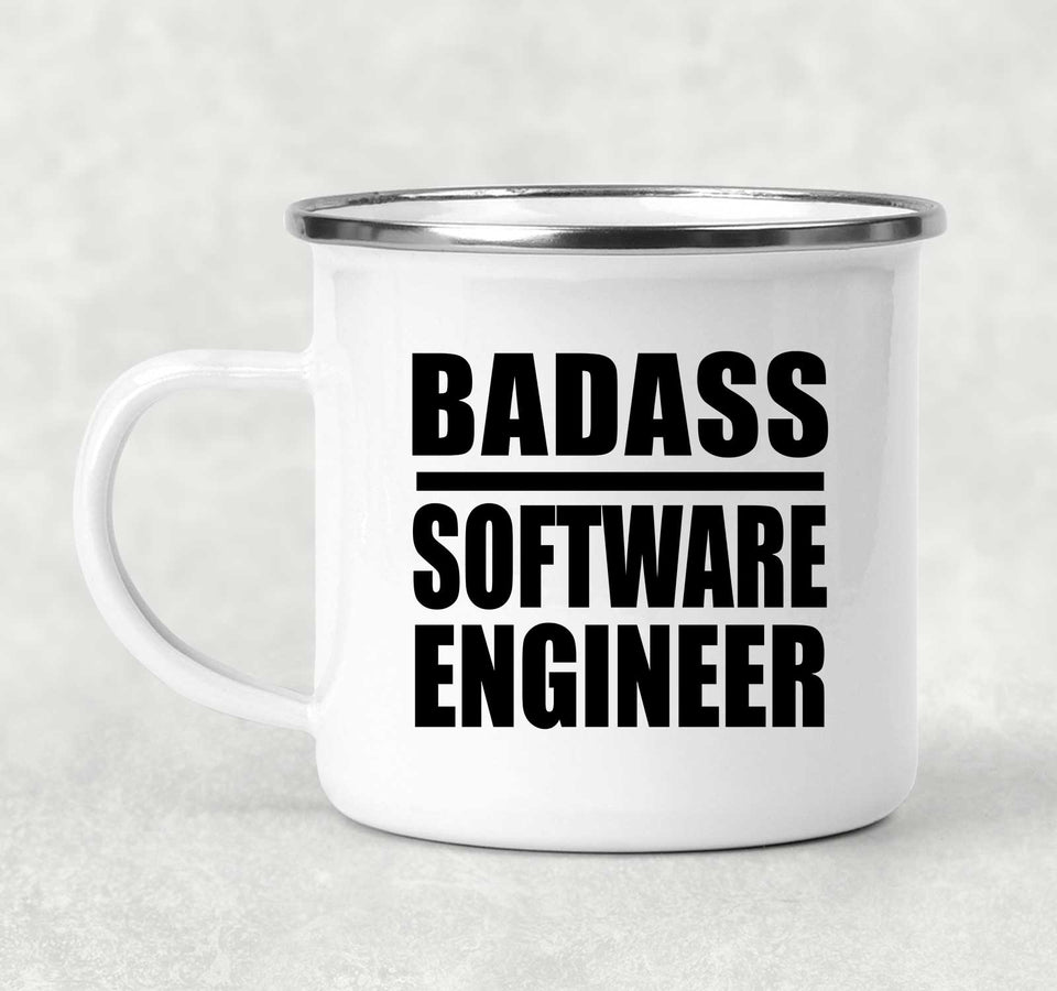 Badass Software Engineer - 12oz Camping Mug