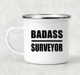 Badass Surveyor - 12oz Camping Mug