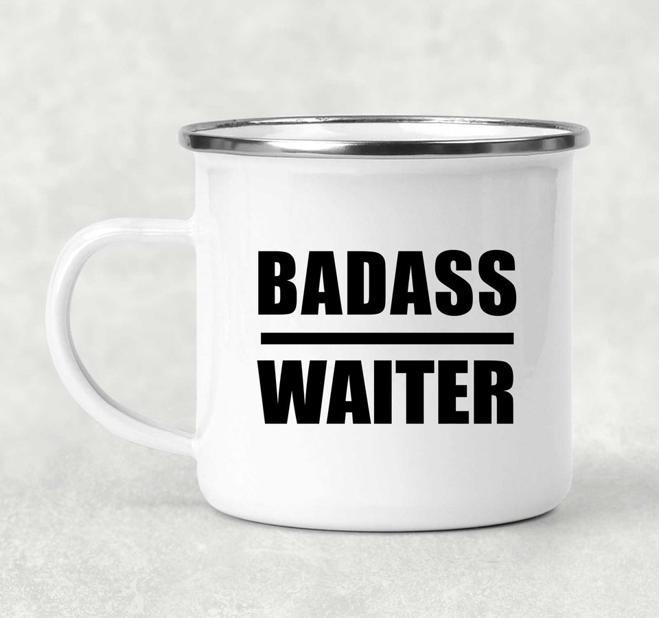 Badass Waiter - 12oz Camping Mug