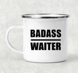 Badass Waiter - 12oz Camping Mug