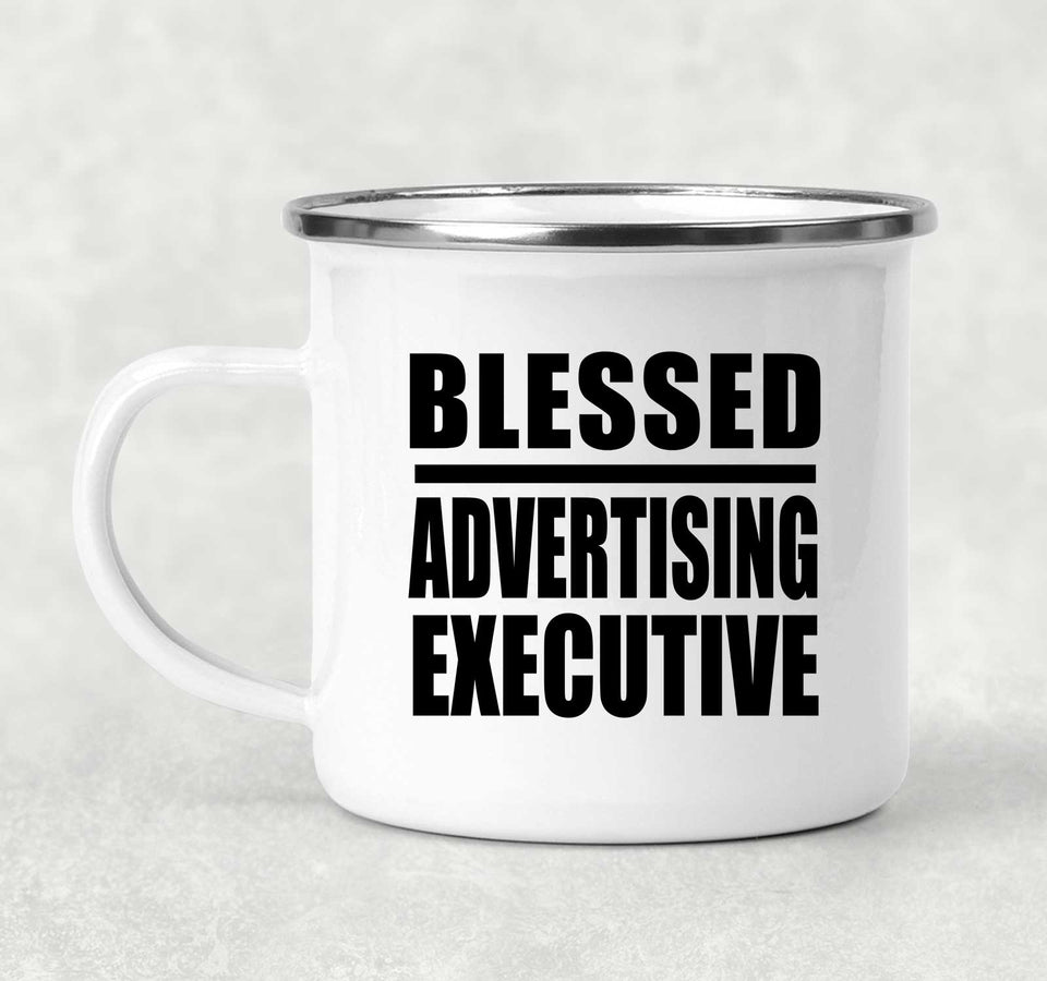 Blessed Advertising Executive - 12oz Camping Mug