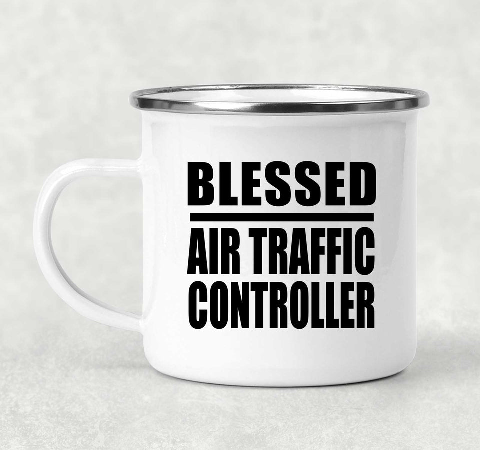 Blessed Air Traffic Controller - 12oz Camping Mug