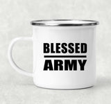 Blessed Army - 12oz Camping Mug