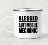 Blessed Automobile Mechanic - 12oz Camping Mug