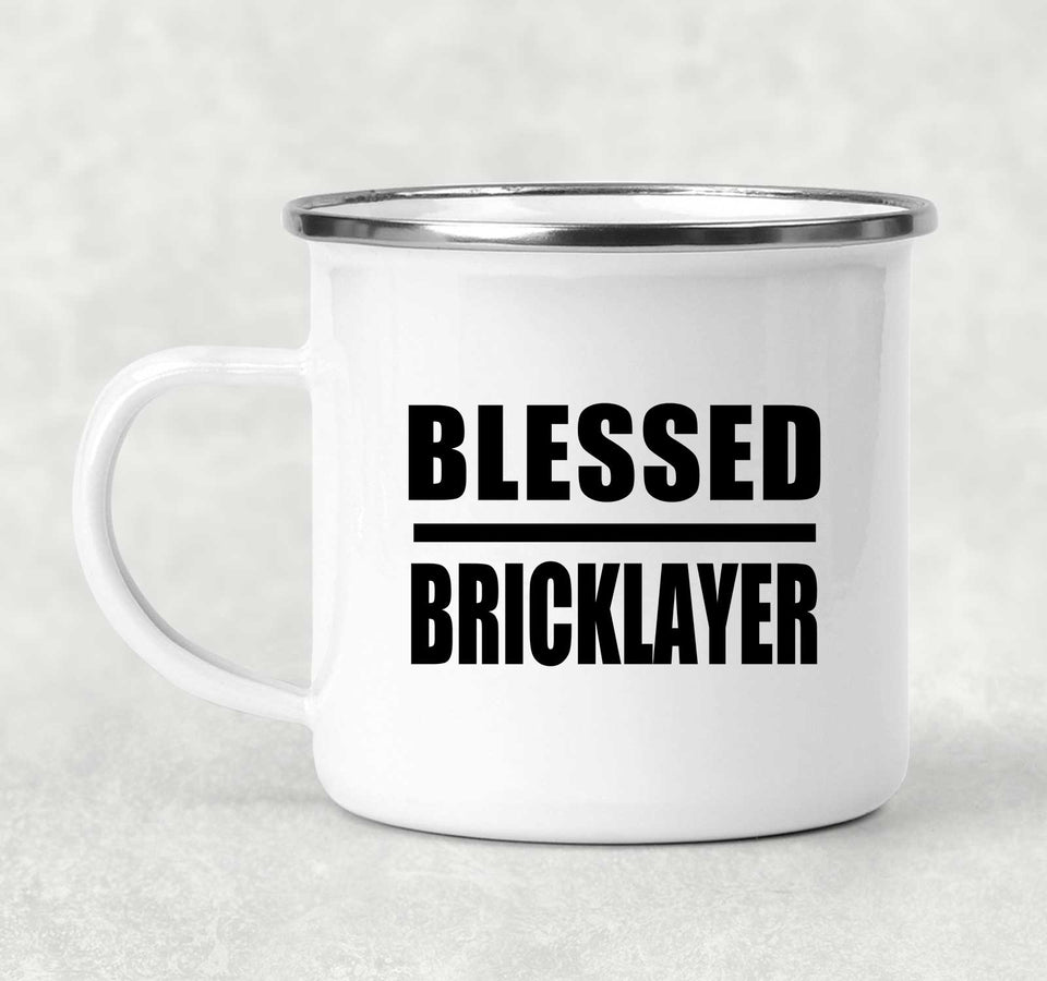 Blessed Bricklayer - 12oz Camping Mug