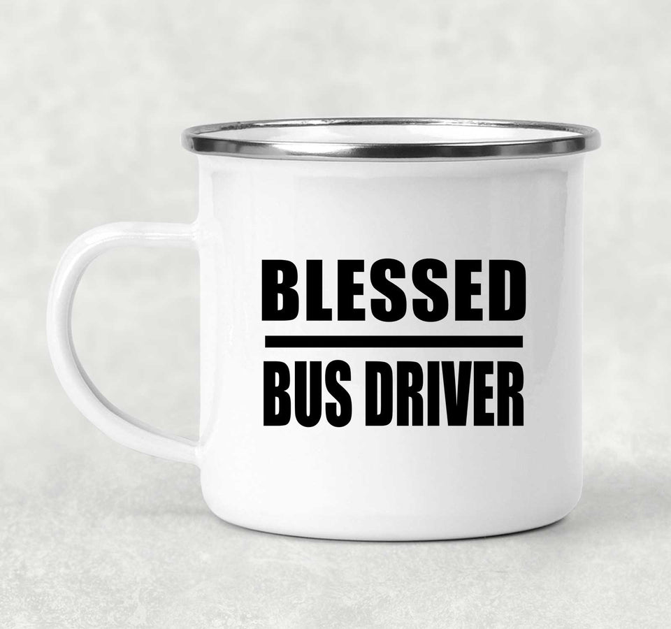 Blessed Bus Driver - 12oz Camping Mug