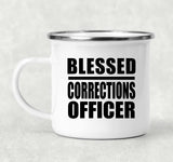 Blessed Corrections Officer - 12oz Camping Mug