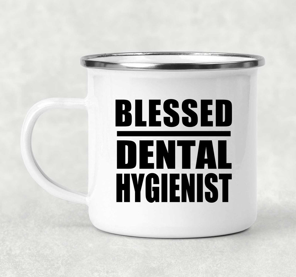 Blessed Dental Hygienist - 12oz Camping Mug