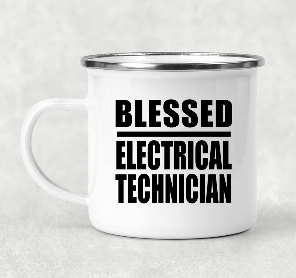 Blessed Electrical Technician - 12oz Camping Mug
