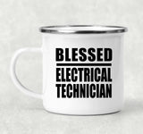 Blessed Electrical Technician - 12oz Camping Mug