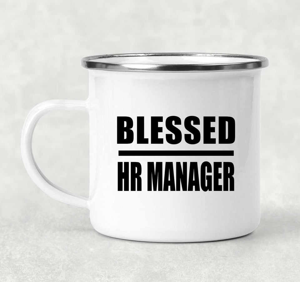 Blessed HR Manager - 12oz Camping Mug