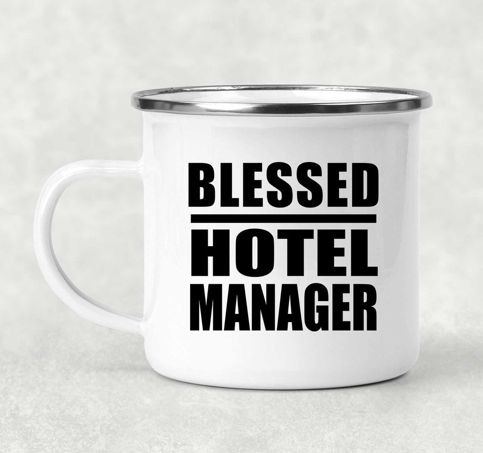 Blessed Hotel Manager - 12oz Camping Mug