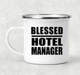 Blessed Hotel Manager - 12oz Camping Mug