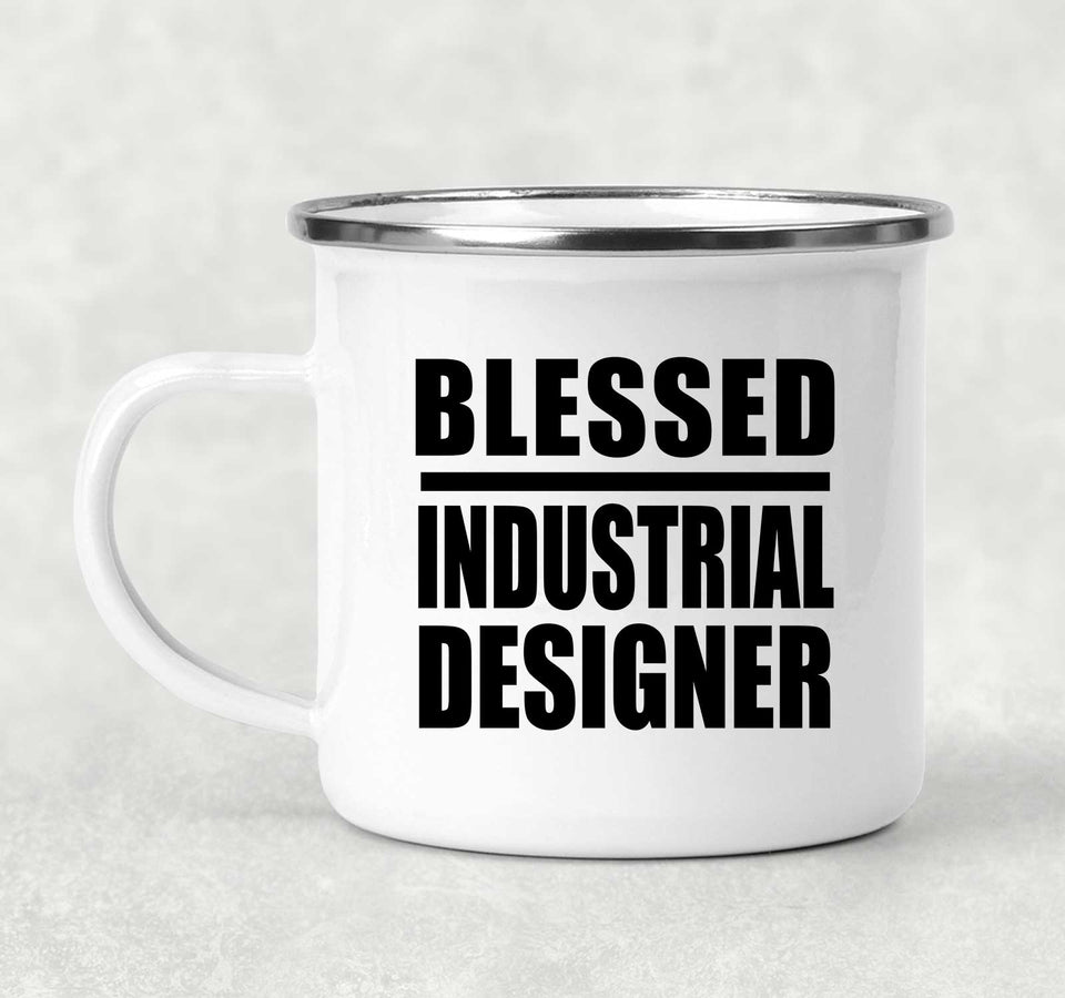 Blessed Industrial Designer - 12oz Camping Mug