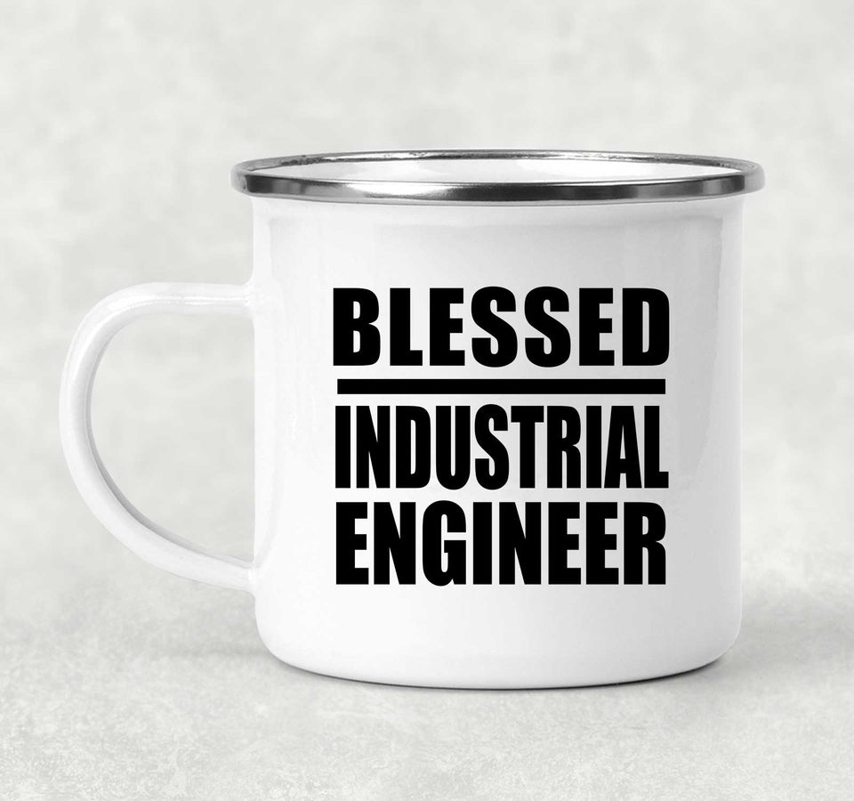 Blessed Industrial Engineer - 12oz Camping Mug