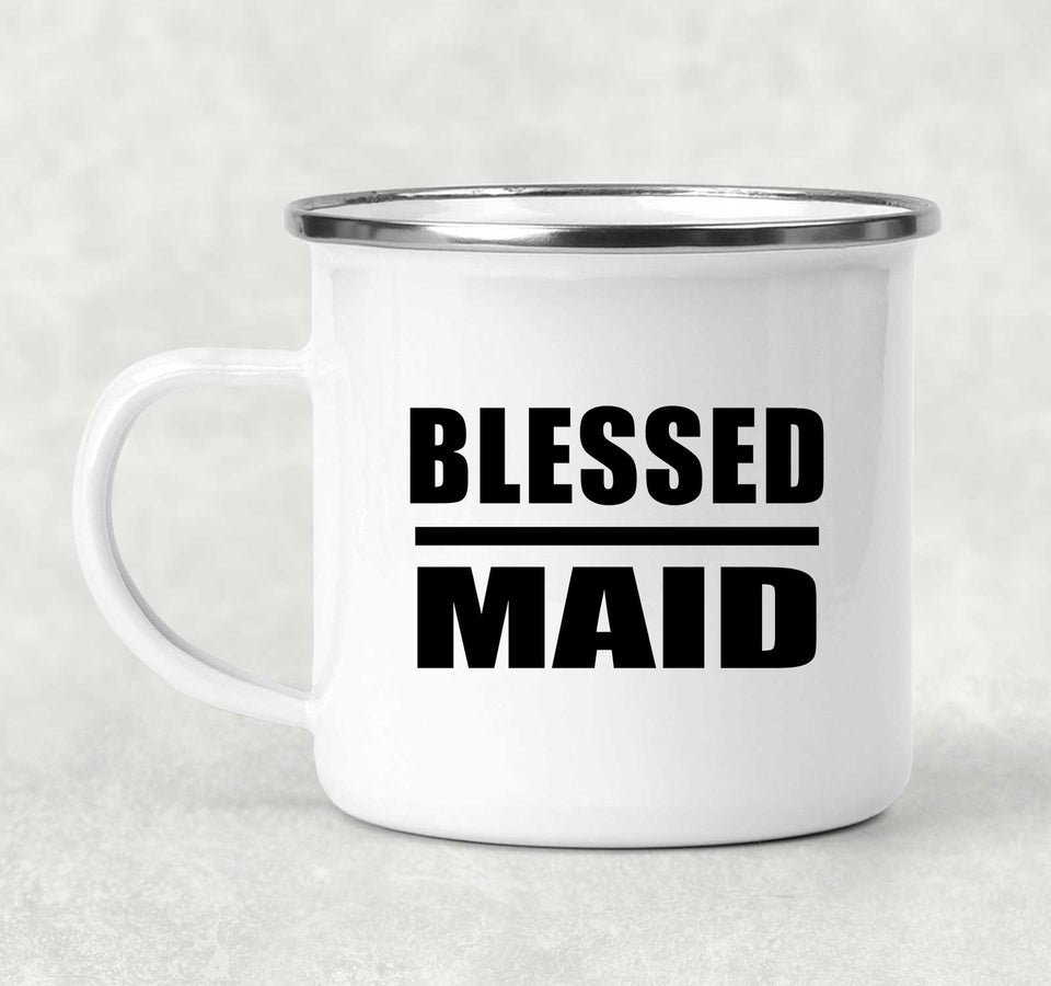 Blessed Maid - 12oz Camping Mug