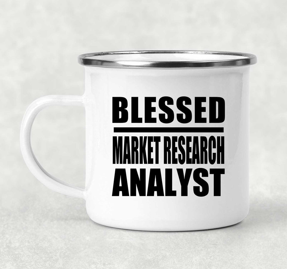 Blessed Market Research Analyst - 12oz Camping Mug