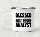 Blessed Market Research Analyst - 12oz Camping Mug