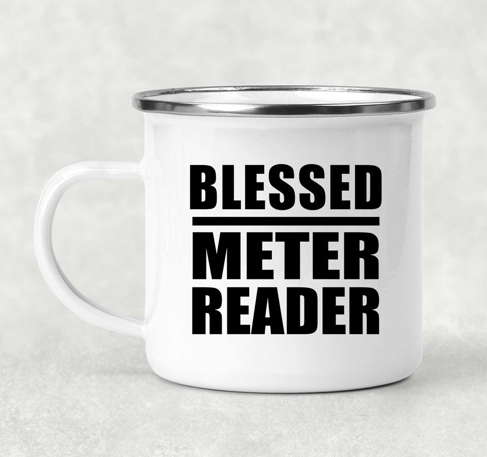 Blessed Meter Reader - 12oz Camping Mug