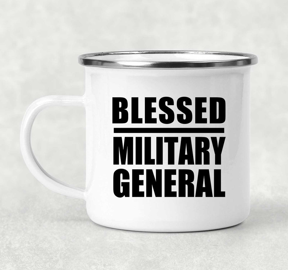 Blessed Military General - 12oz Camping Mug