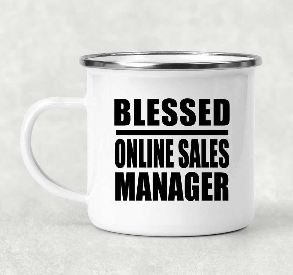 Blessed Online Sales Manager - 12oz Camping Mug