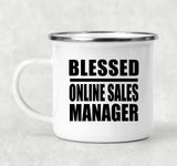 Blessed Online Sales Manager - 12oz Camping Mug
