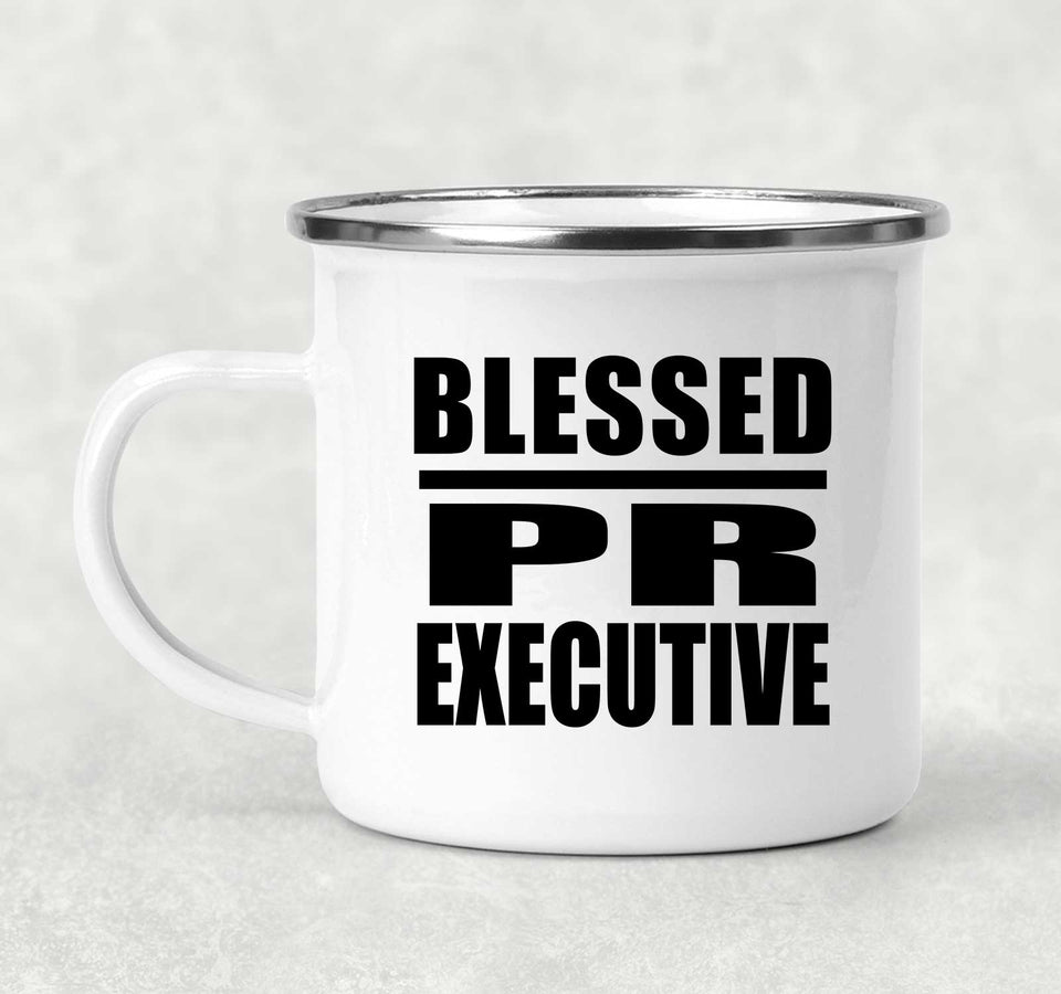 Blessed PR Executive - 12oz Camping Mug