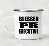 Blessed PR Executive - 12oz Camping Mug