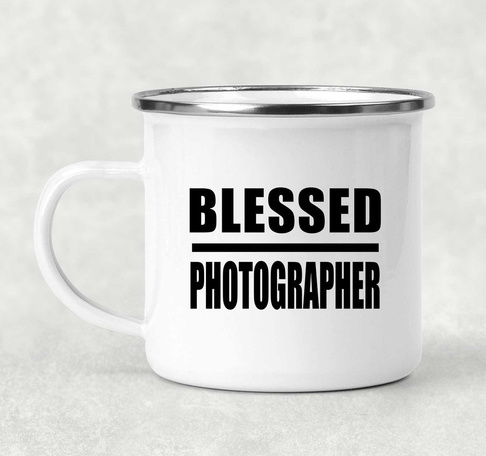 Blessed Photographer - 12oz Camping Mug