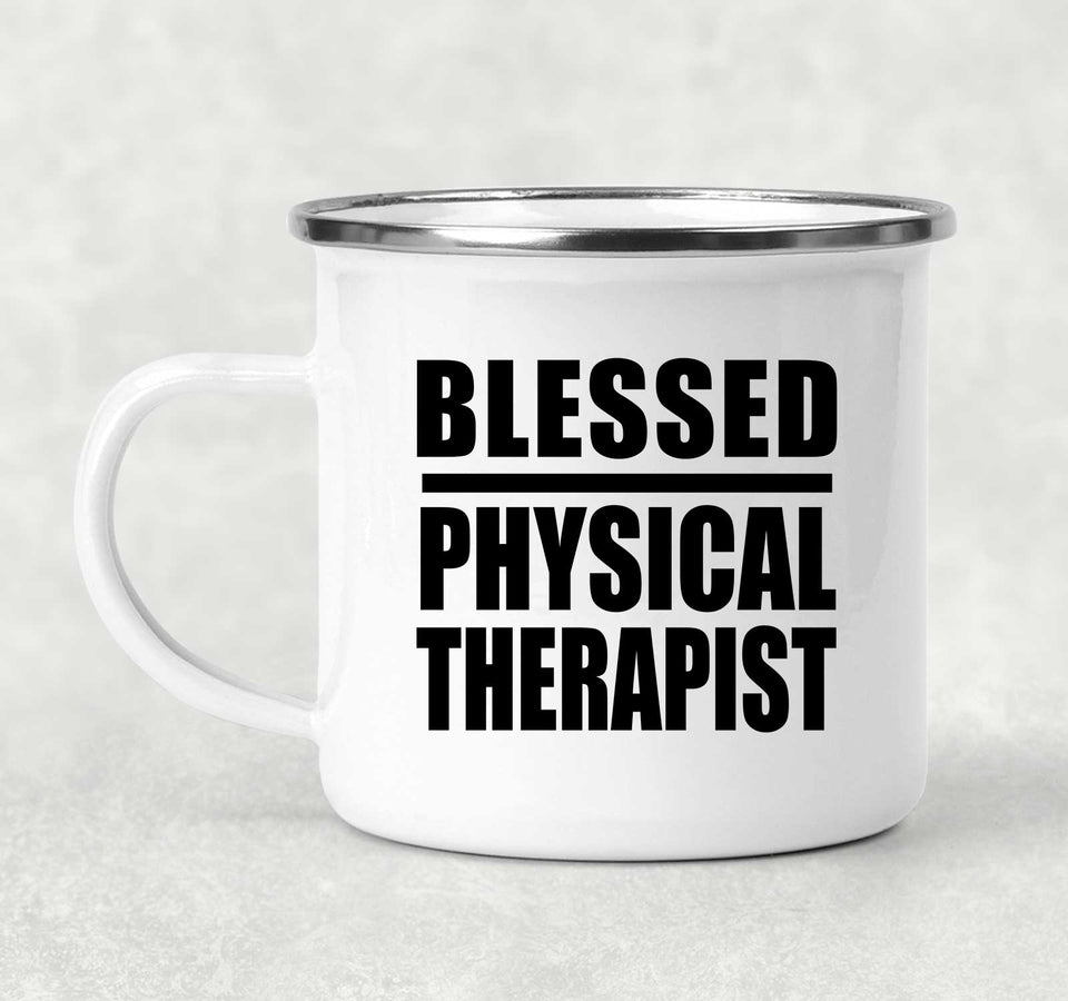Blessed Physical Therapist - 12oz Camping Mug