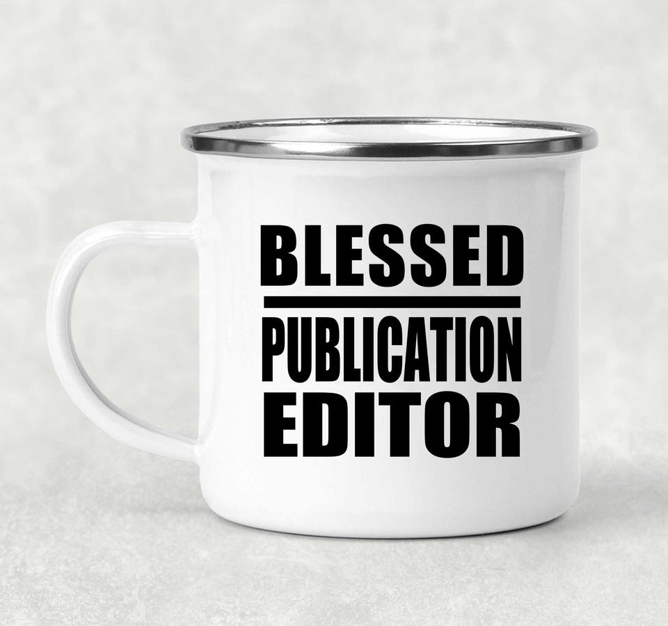 Blessed Publication Editor - 12oz Camping Mug