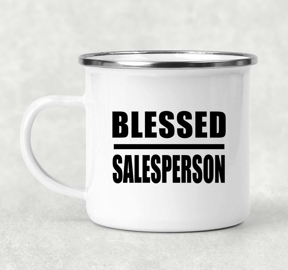 Blessed Salesperson - 12oz Camping Mug