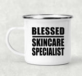 Blessed Skincare Specialist - 12oz Camping Mug