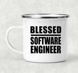 Blessed Software Engineer - 12oz Camping Mug