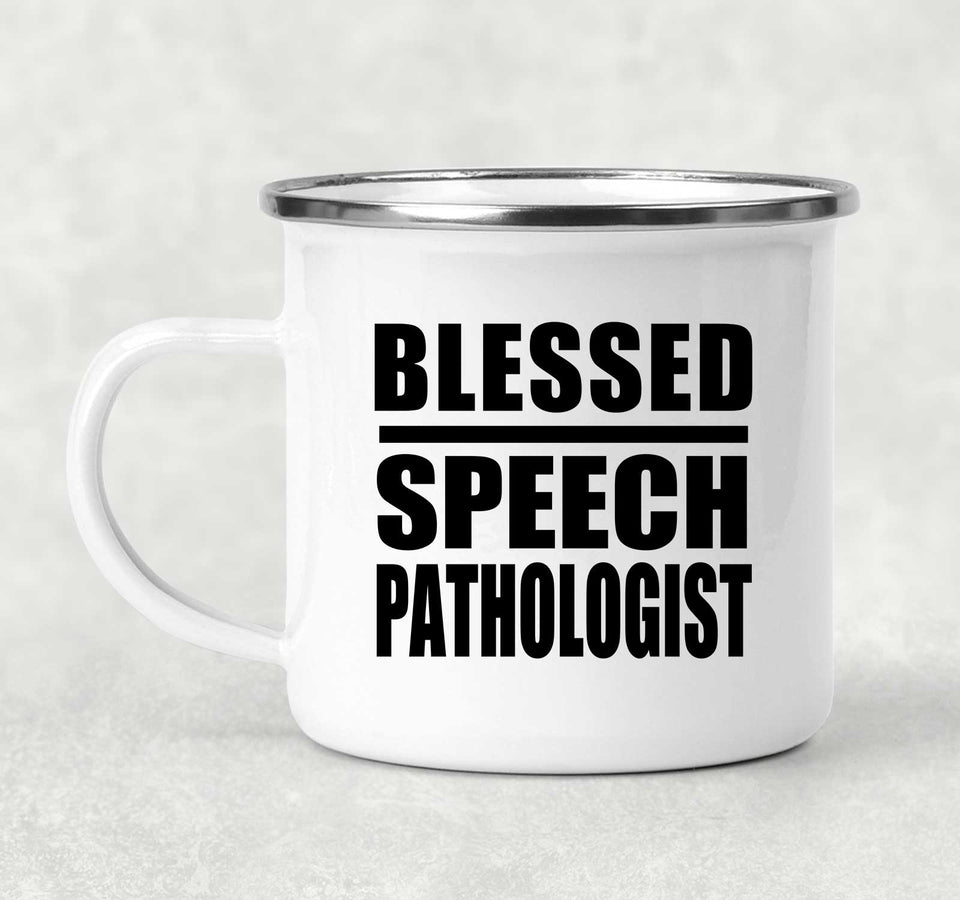 Blessed Speech Pathologist - 12oz Camping Mug