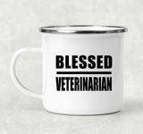 Blessed Veterinarian - 12oz Camping Mug
