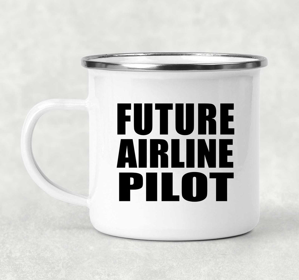Future Airline Pilot - 12oz Camping Mug