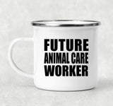 Future Animal Care Worker - 12oz Camping Mug