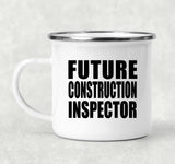 Future Construction Inspector - 12oz Camping Mug
